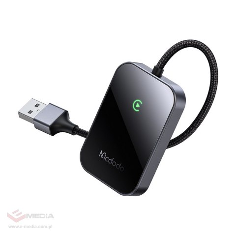 Bezprzewodowy adapter CarPlay z kablem USB McDodo CA-7210 czarny