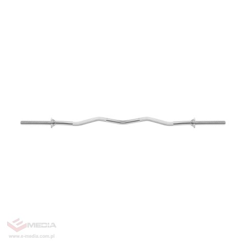 Gryf lekko łamany, sztanga 30mm 120cm 5.5kg max.170kg REBEL ACTIVE