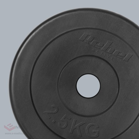Obciążenie bitumiczne zestaw 4x2.5kg, otwór 31mm, talerz klasyczny, REBEL ACTIVE