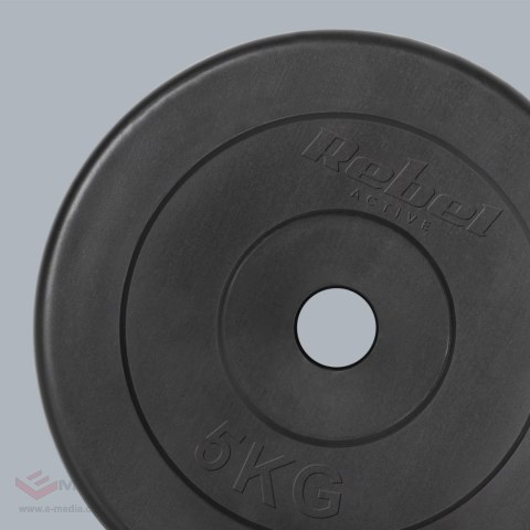 Obciążenie bitumiczne zestaw 4x5kg, otwór 31mm, talerz klasyczny, REBEL ACTIVE