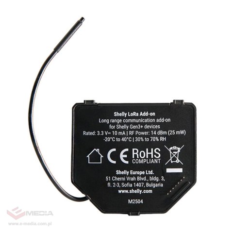 Moduł LoRa EU868 SHELLY LoRa Add-on zestaw 2 szt.