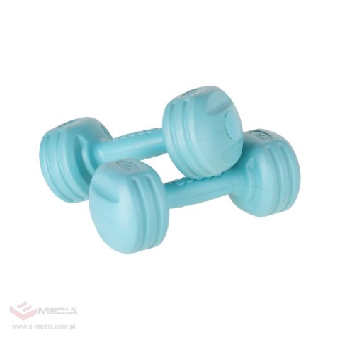 Zestaw hantelek bitumicznych 20kg ( 2x1kg + 2x2kg + 2x3kg + 2x4kg ) , REBEL ACTIVE