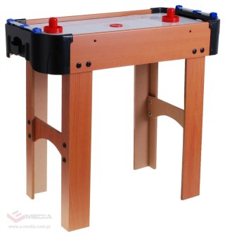 Cymbergaj dla dzieci Air Hockey Imitacja drewna + Dmuchawy powietrzne + Grzybki Krążki