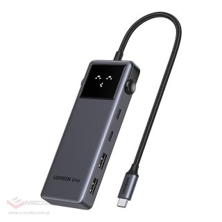 Hub / adapter USB-C 6w1 Ugreen Uno CM888 2x USB, HDMI 4K, 2x USB-C 3.2, PD