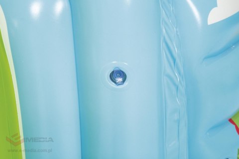 Dmuchany Kojec Fisher-Price dla dzieci Brodzik Helikopter BESTWAY 155x102x91cm + Piłeczki