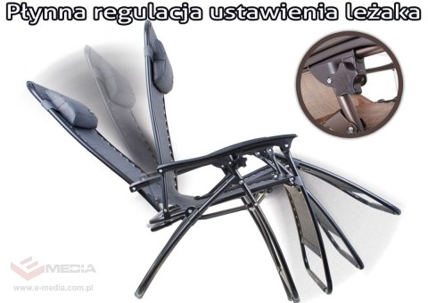 Leżak Ogrodowo Plażowy Pasy