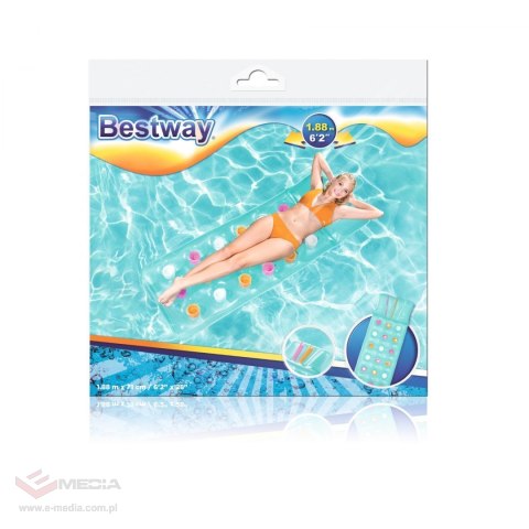 Materac dmuchany Niebieski BESTWAY 188x71cm