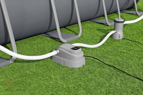 Podgrzewacz wody do basenów ogrodowych BESTWAY + Złączki + Wąż