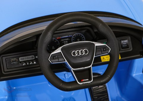 Audi RS E-Tron GT na akumulator Niebieski + Pilot + Napęd 4x4