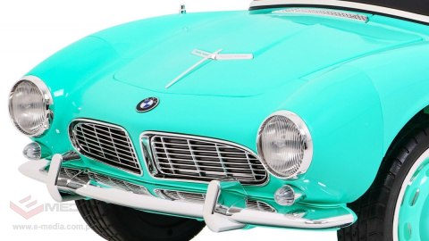 Autko BMW 507 Retro elektryczne dla dzieci Zielony