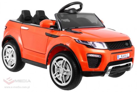 Autko Rapid Racer elektryczne dla dzieci, Pomarańczowy SUV + Pilot