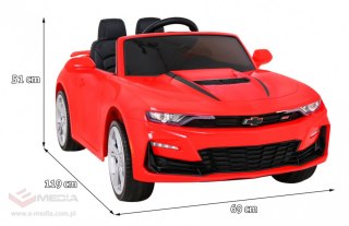 Chevrolet Camaro 2SS na akumulator Czerwony + Pilot