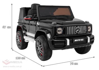Mercedes AMG G63 dla dzieci Lakier Czarny + Pilot