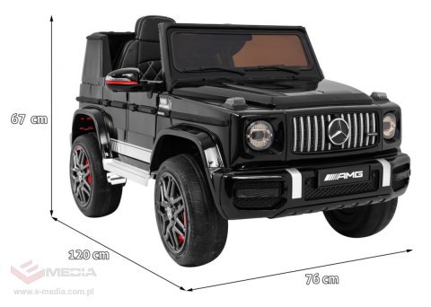 Mercedes AMG G63 dla dzieci Lakier Czarny + Pilot