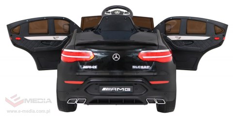 Mercedes Benz GLC63S dla dzieci Czarny Suv + Pilot + Napęd 4x4