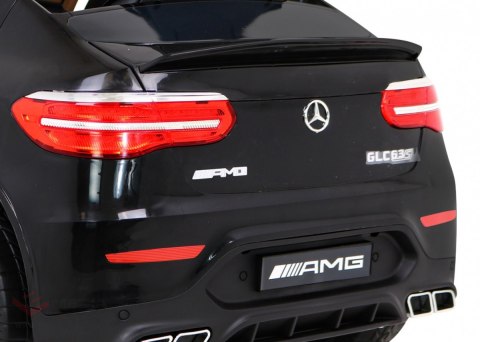 Mercedes Benz GLC63S dla dzieci Czarny Suv + Pilot + Napęd 4x4