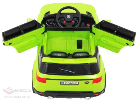 Autko Start Run na akumulator, Zielony SUV + Pilot