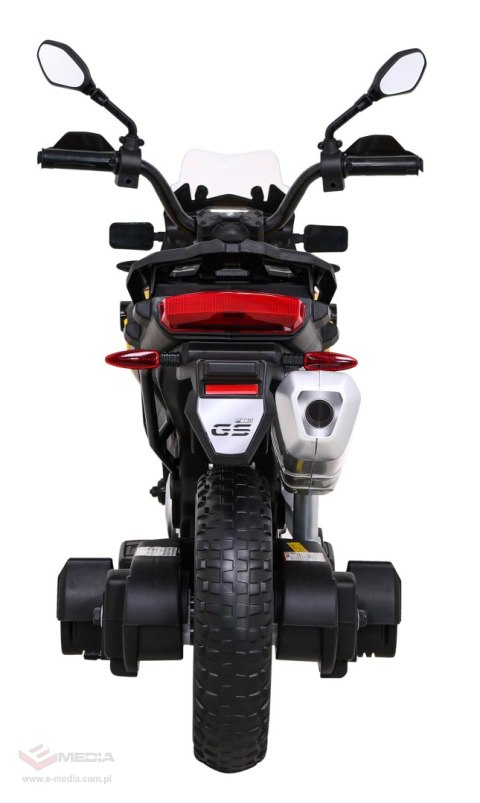 Motor BMW F850 GS na akumulator dla dzieci Żółty + Kółka pomocnicze + Audio LED + Wolny Start + EVA
