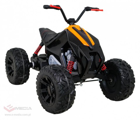 Quad Lucky Seven na akumulator Czarny + Koła EVA + Wolny Start + LED + MP3 USB