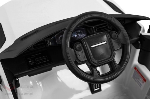 Range Rover Evoque na akumulator dla dzieci Biały SUV + Pilot