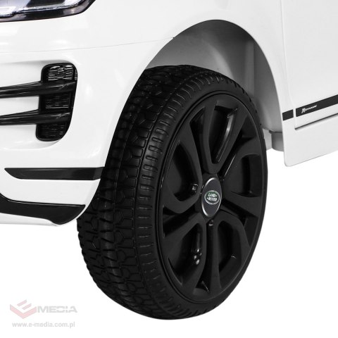 Range Rover Evoque na akumulator dla dzieci Biały SUV + Pilot