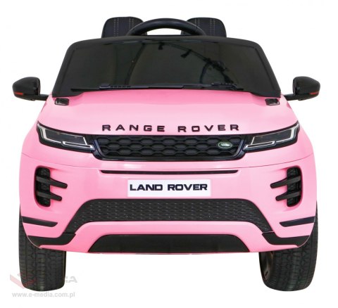 Range Rover Evoque na akumulator dla dzieci Różowy SUV + Pilot