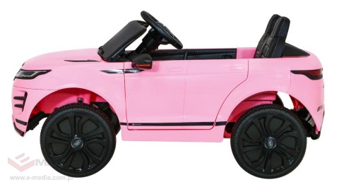 Range Rover Evoque na akumulator dla dzieci Różowy SUV + Pilot