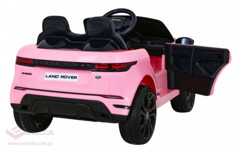 Range Rover Evoque na akumulator dla dzieci Różowy SUV + Pilot