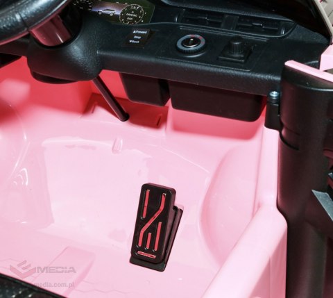 Range Rover Evoque na akumulator dla dzieci Różowy SUV + Pilot