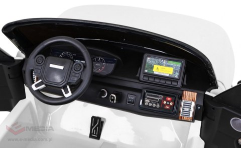 Range Rover HSE 2-osobowe Autko dla dzieci Biały SUV + Pilot
