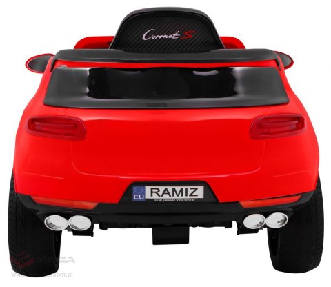 Autko Turbo-S na akumulator dla dzieci Czerwony Suv + Pilot