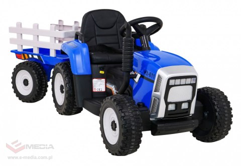 Pojazd Traktor z Przyczepą BLOW Niebieski