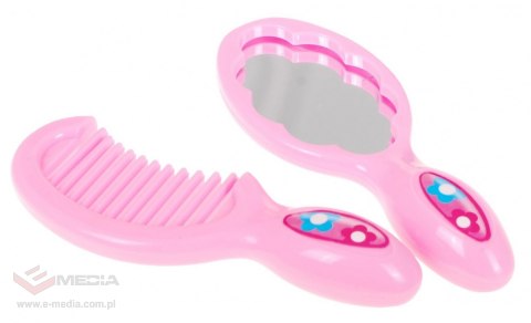 Duża Lalka do stylizacji dla dzieci 3+ blondynka + 2 Stroje + Grzebyk + Lusterko