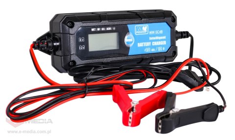 Ładowarka akumulatorowa z Wyświetlaczem LCD 6V i 12V + 2 Tryby specjalne