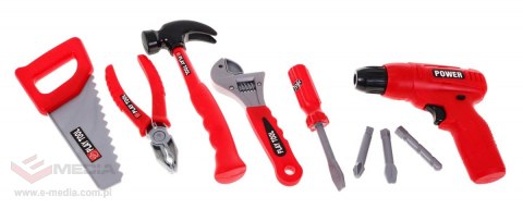 Pas narzędziowy dla dzieci 3+ Zestaw narzędzi + Interaktywna wkrętarka + Regulowany pas