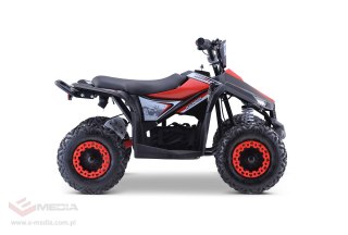 Quad HIPERFECT na akumulator Czerwony 35km/h + Silnik 1000W + Koła pompowane + Regulacja siedzenia