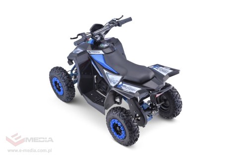 Quad HIPERFECT na akumulator Niebieski 35km/h + Silnik 1000W + Koła pompowane + Regulacja siedzenia Quad HIPERFECT na akumulator Niebieski 35km/h + Silnik 1000W + Koła pompowane + Regulacja siedzenia
