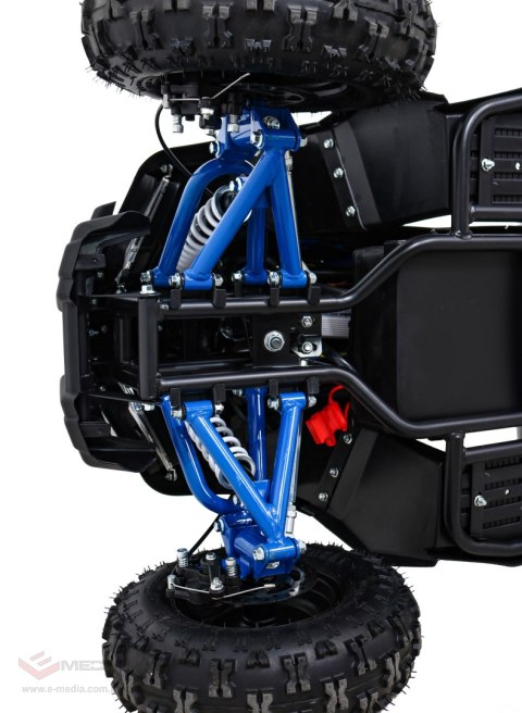 Quad HIPERFECT na akumulator Niebieski 35km/h + Silnik 1000W + Koła pompowane + Regulacja siedzenia Quad HIPERFECT na akumulator Niebieski 35km/h + Silnik 1000W + Koła pompowane + Regulacja siedzenia