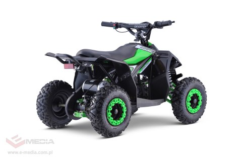 Quad HIPERFECT na akumulator Zielony 35km/h + Silnik 1000W + Koła pompowane + Regulacja siedzenia Quad HIPERFECT na akumulator Zielony 35km/h + Silnik 1000W + Koła pompowane + Regulacja siedzenia