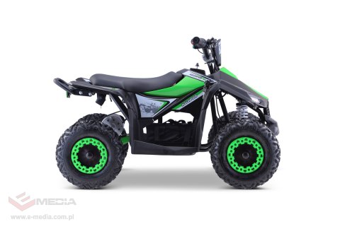 Quad HIPERFECT na akumulator Zielony 35km/h + Silnik 1000W + Koła pompowane + Regulacja siedzenia Quad HIPERFECT na akumulator Zielony 35km/h + Silnik 1000W + Koła pompowane + Regulacja siedzenia
