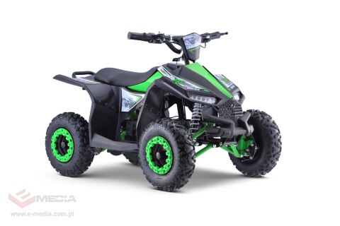 Quad HIPERFECT na akumulator Zielony 35km/h + Silnik 1000W + Koła pompowane + Regulacja siedzenia Quad HIPERFECT na akumulator Zielony 35km/h + Silnik 1000W + Koła pompowane + Regulacja siedzenia