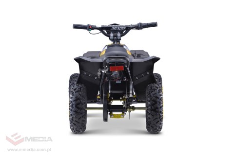 Quad HIPERFECT na akumulator Żółty 35km/h + Silnik 1000W + Koła pompowane + Regulacja siedzenia Quad HIPERFECT na akumulator Żółty 35km/h + Silnik 1000W + Koła pompowane + Regulacja siedzenia