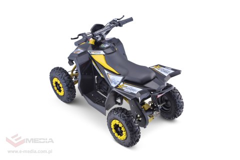 Quad HIPERFECT na akumulator Żółty 35km/h + Silnik 1000W + Koła pompowane + Regulacja siedzenia Quad HIPERFECT na akumulator Żółty 35km/h + Silnik 1000W + Koła pompowane + Regulacja siedzenia