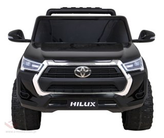 Toyota Hilux na akumulator dla dzieci Czarny Pickup + Napęd 4x4 + Pilot
