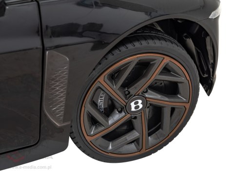 Autko Bentley Bacalar na akumulator dla dzieci +3, Czarny