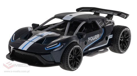 Autko POWER dla dzieci 3+ Model 1:32 + Metalowa Karoseria + Gumowe Koła + Napęd Pull Back + Dźwięki