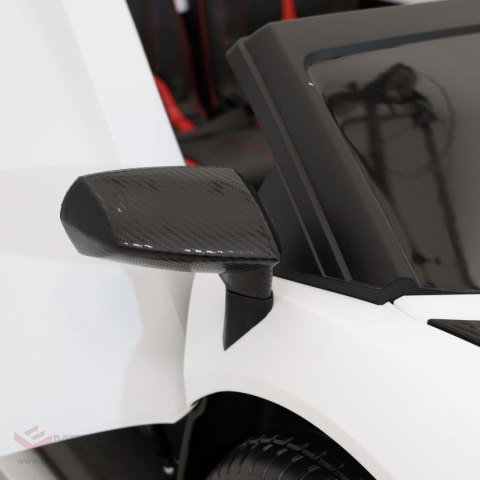 Auto Lamborghini Aventador SV na akumulator dla 2 dzieci Biały Auto Lamborghini Aventador SV na akumulator dla 2 dzieci Biały