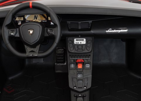 Auto Lamborghini Aventador SV na akumulator dla 2 dzieci Czerwony + Pilot 2,4 GHz + Pianka EVA + Audio LED Auto Lamborghini Aventador SV na akumulator dla 2 dzieci Czerwony + Pilot 2,4 GHz + Pianka EVA + Audio LED