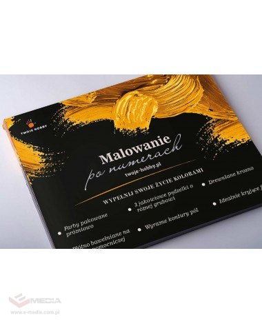 Malowanie po numerach Podróż w Góry 40x50 Płótno + Farby + Pędzle