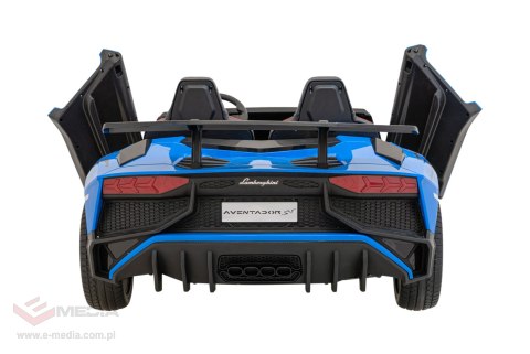 Pojazd Lamborghini Aventador SV Niebieski Pojazd Lamborghini Aventador SV Niebieski